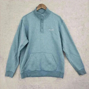 Columbia Sportswear Company Mens Blue Pullover Sweatshirt L